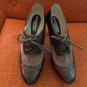 Naturalizer Ilona Brown Platform Oxford Heels - Size 7